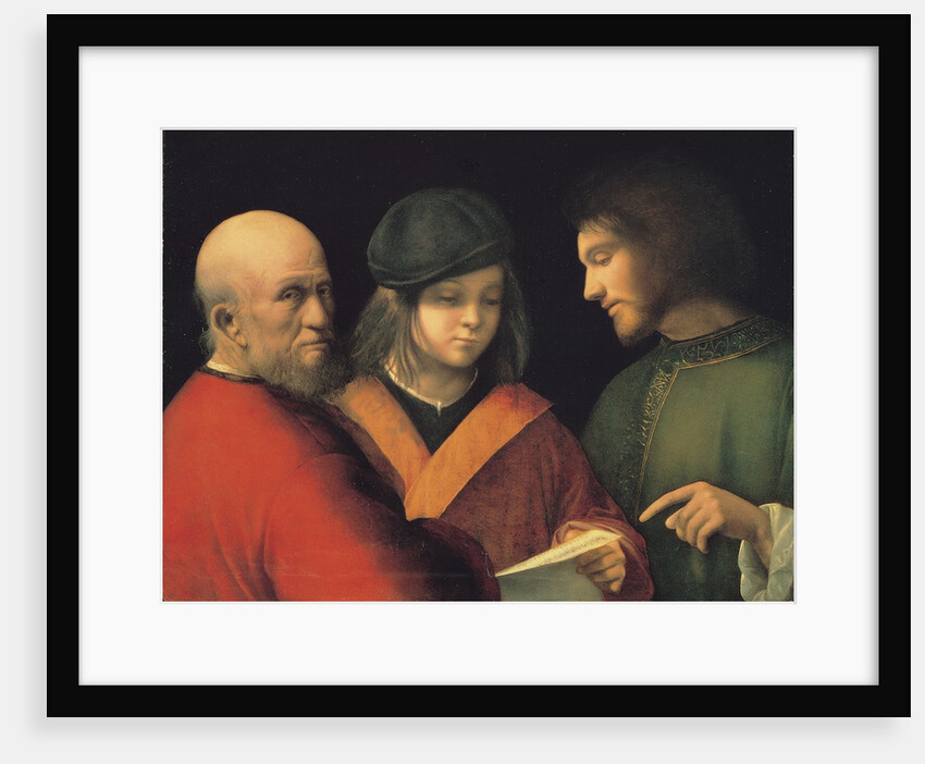 The Three Ages of Man (Reading a Song), c. 1501 by Giorgione