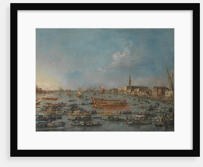 The Bucintoro Festival of Venice, Mid of the 18th cen by Francesco Guardi