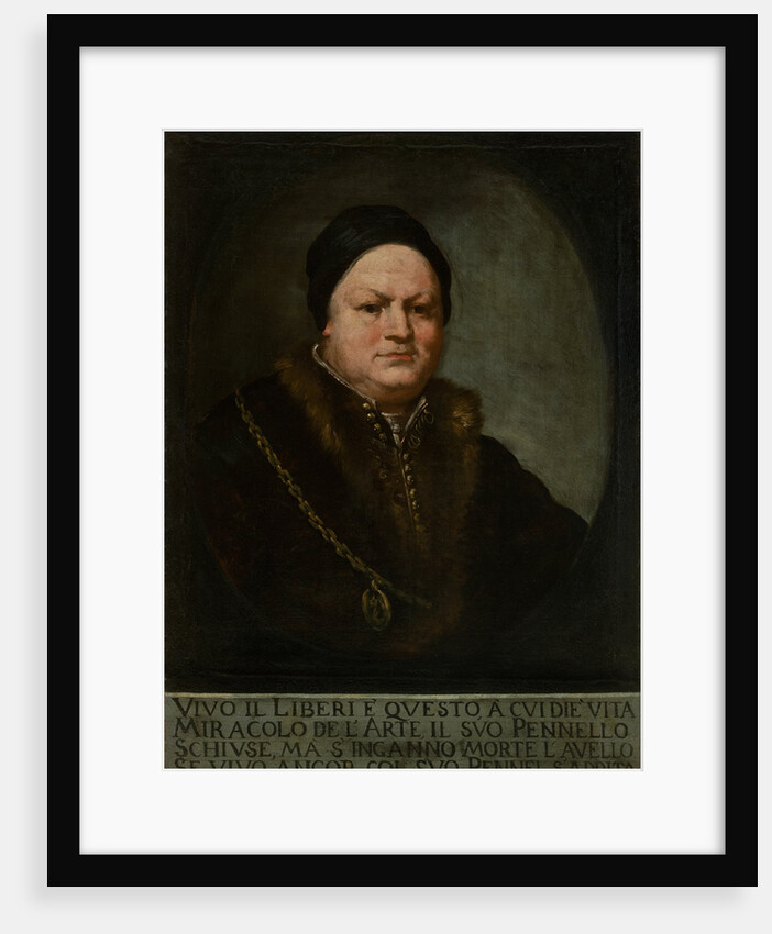 Portrait of the painter Pietro Liberi by Marco Liberi