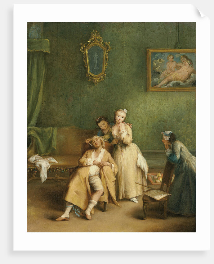 The Tickle, c. 1755 by Pietro Longhi