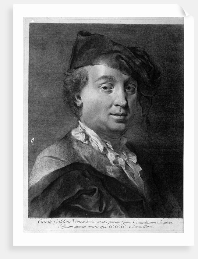 Carlo Goldoni, Mid of the 18th cen by Gian Battista Piazzetta