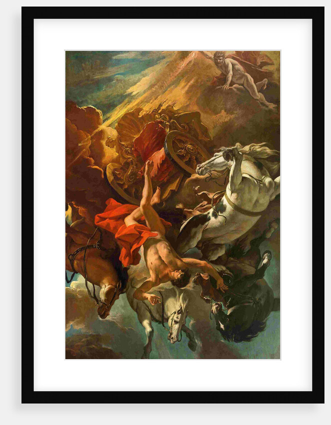 The fall of Phaeton by Sebastiano Ricci