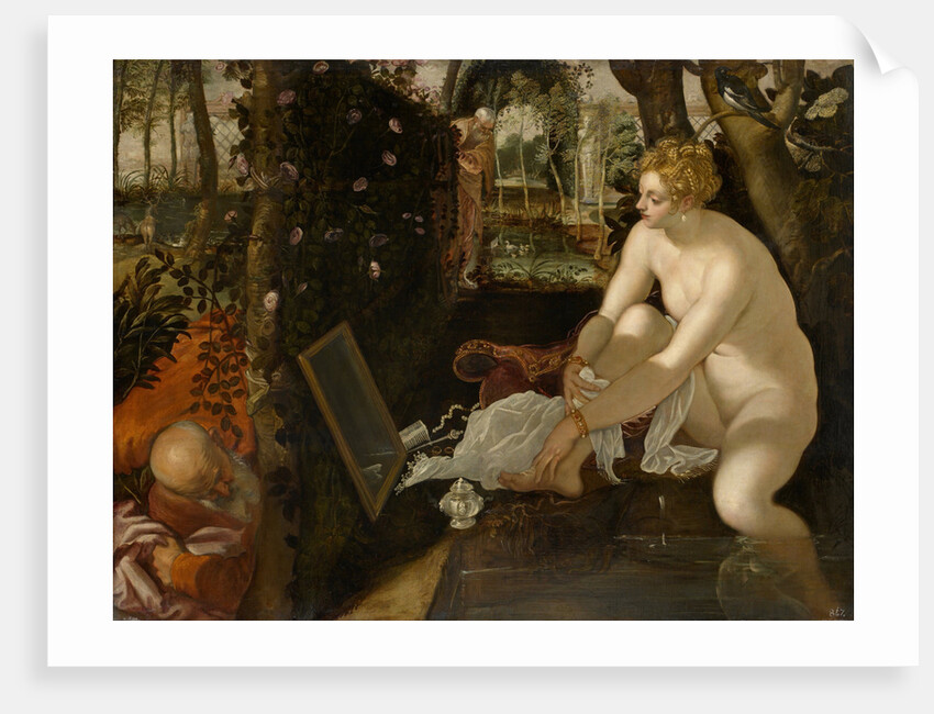 Susanna and the Elders, ca 1555 by Jacopo Tintoretto