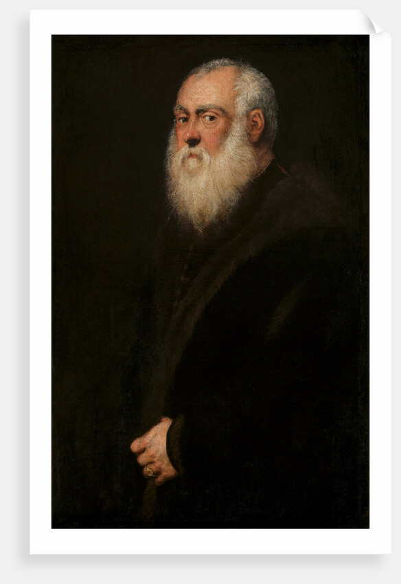 Man with a White Beard, c. 1570 by Jacopo Tintoretto