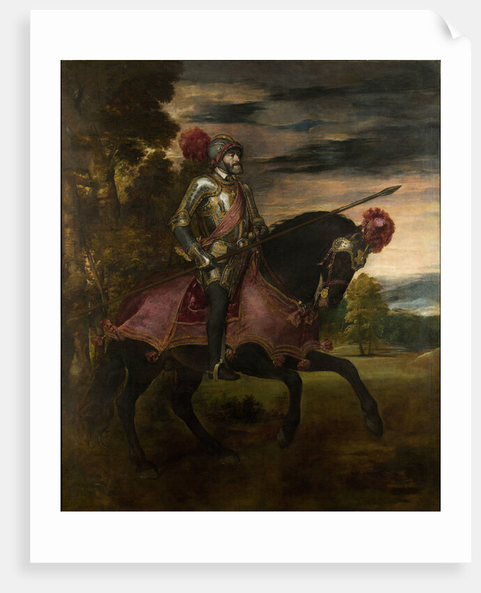 Equestrian Portrait of Charles V of Spain, 1548 by Titian