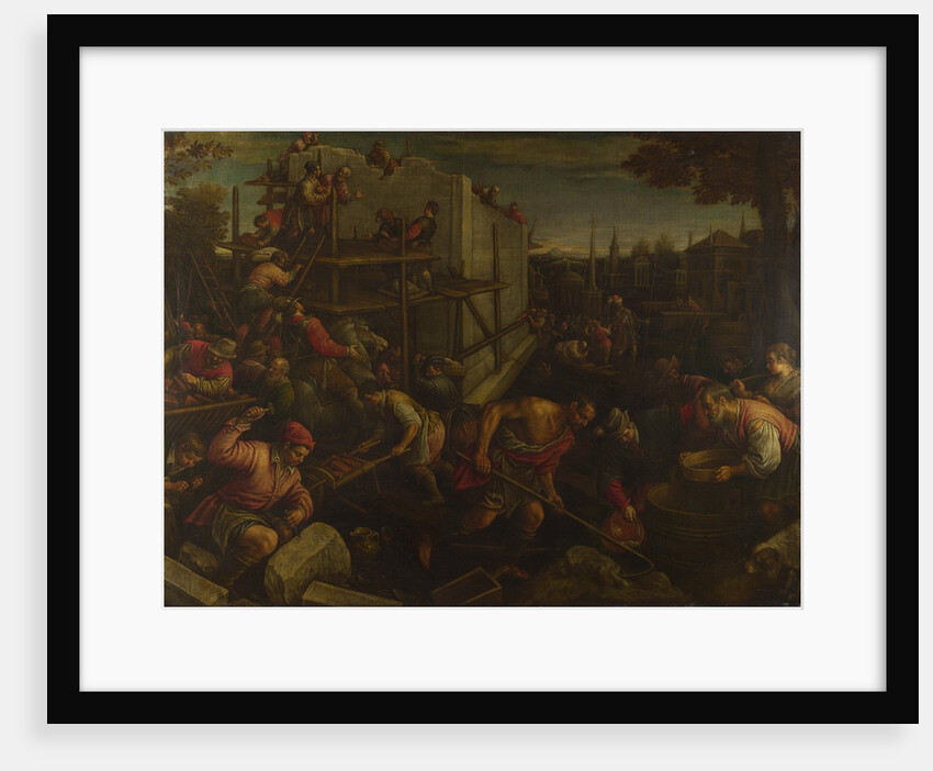 The Tower of Babel, ca. 1600 by Leandro Bassano