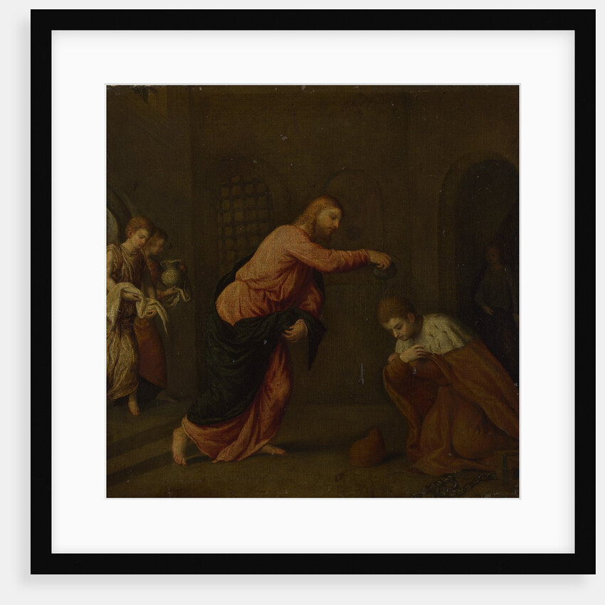 Christ baptising Saint John the Martyr of Alexandria, c. 1565 by Paris Bordone