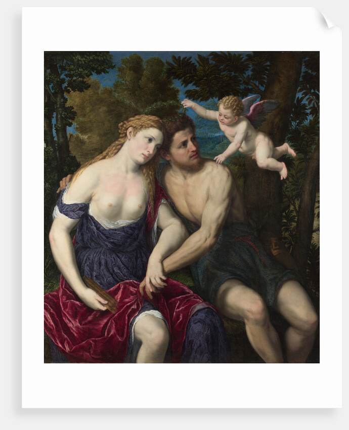 A Pair of Lovers, 1556-1559 by Paris Bordone