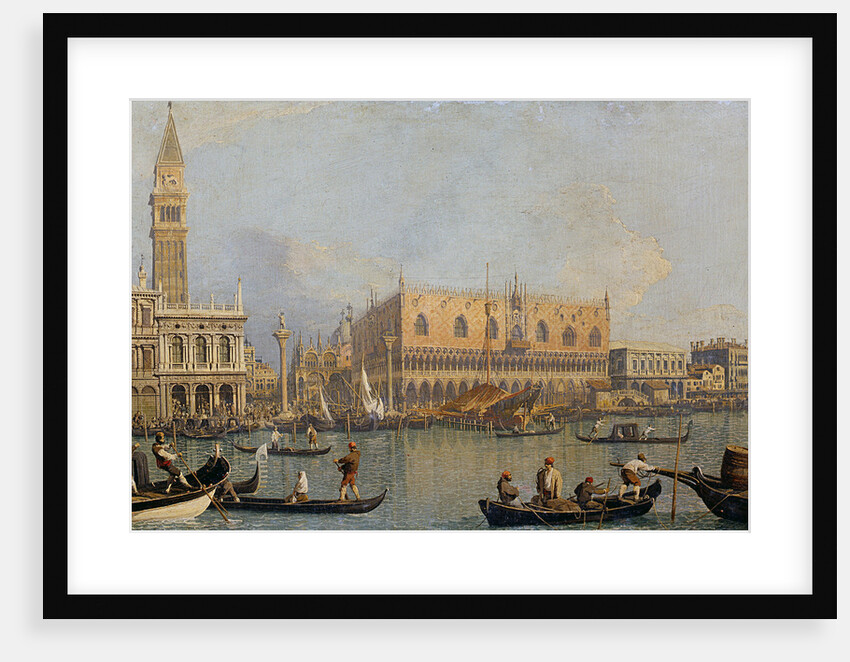 View of the Doge's Palace in Venice by Giovanni Antonio Canaletto