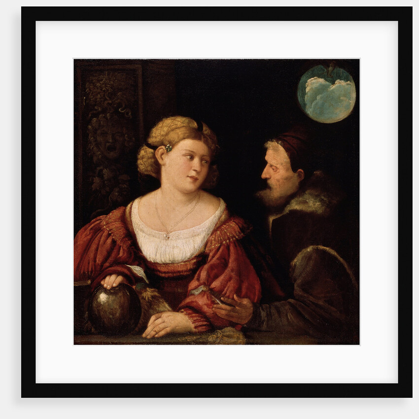 Seduction (Old Man and a Young Woman), 1515-1516 by Giovanni Cariani