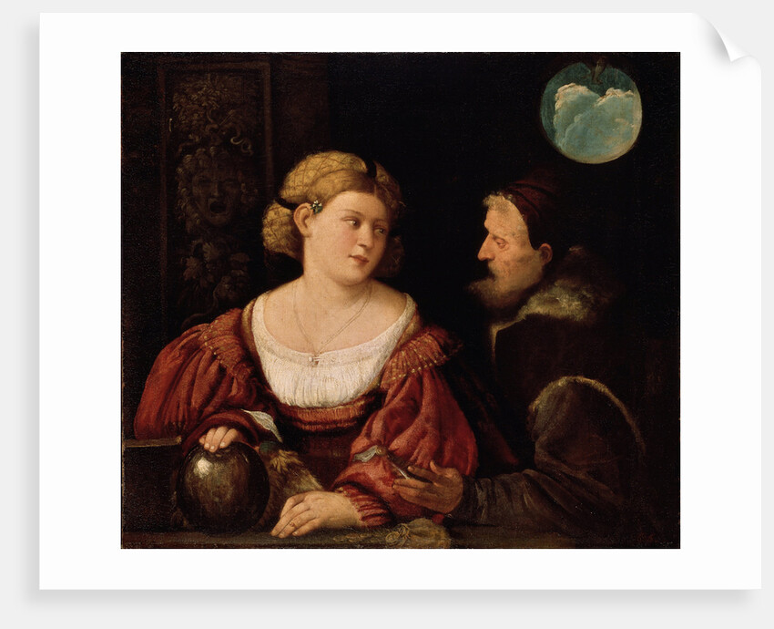 Seduction (Old Man and a Young Woman), 1515-1516 by Giovanni Cariani