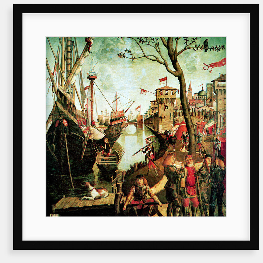 Arrival of Saint Ursula in Cologne During the Siege by the Huns (The Legend of Saint Ursula), 1490 by Vittore Carpaccio