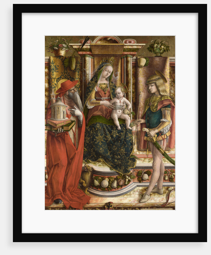 La Madonna della Rondine (The Madonna of the Swallow), after 1490 by Carlo Crivelli