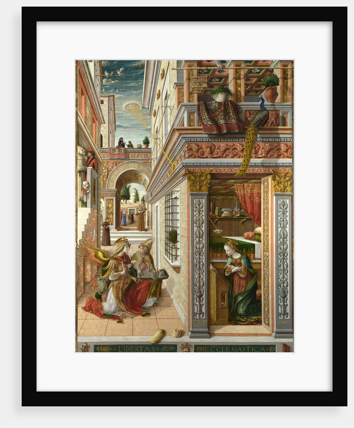The Annunciation, with Saint Emidius, 1486 by Carlo Crivelli