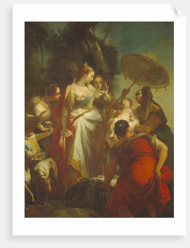 The Finding of Moses, 1730s by Giovanni Battista Crosato