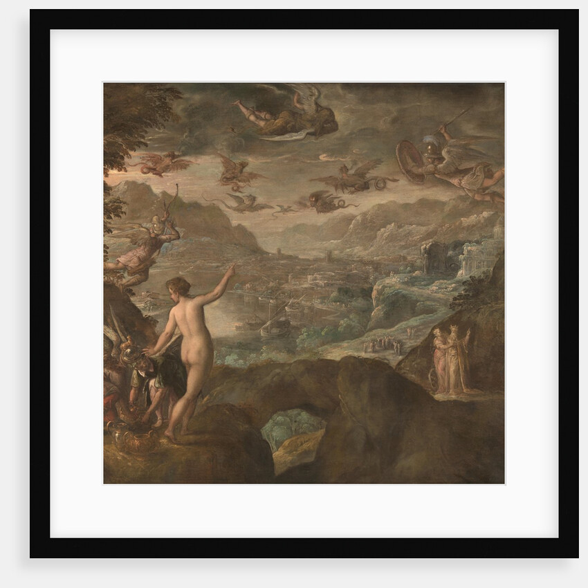 Landscape with the Expulsion of the Harpies, ca 1590 by Paolo Fiammingo