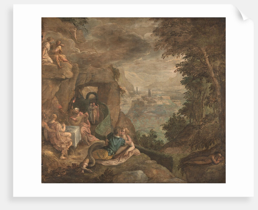 Landscape with a Scene of Enchantment, ca 1590 by Paolo Fiammingo