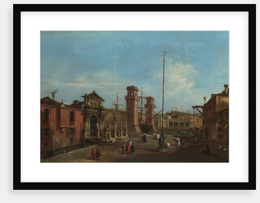 Venice. The Arsenal, 1755-1760 by Francesco Guardi