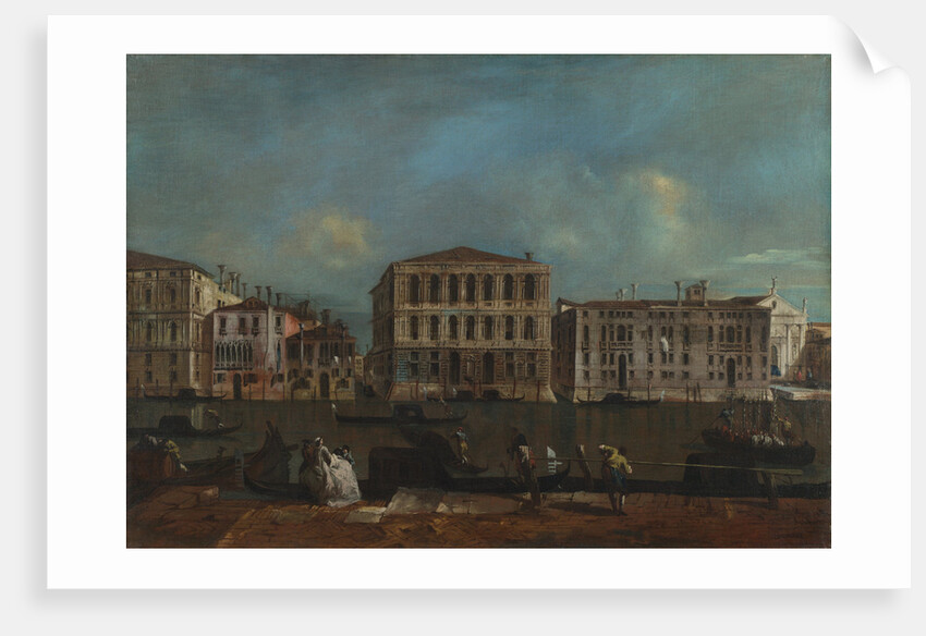 Venice. The Grand Canal with Palazzo Pesaro, 1755-1760 by Francesco Guardi