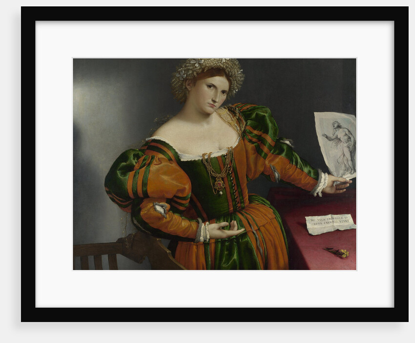 Portrait of a Woman inspired by Lucretia, ca 1530 by Lorenzo Lotto
