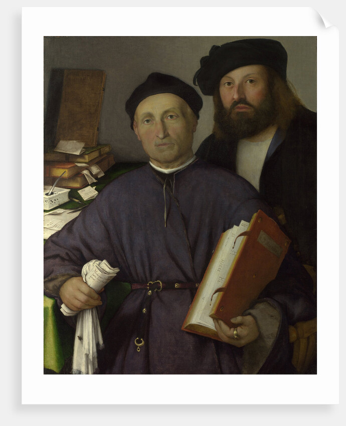 The Physician Giovanni Agostino della Torre and his Son, Niccolò, ca 1515 by Lorenzo Lotto