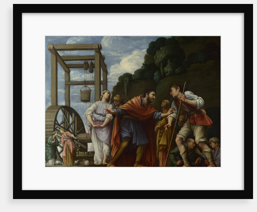 Moses defending the Daughters of Jethro, 1610 by Carlo Saraceni