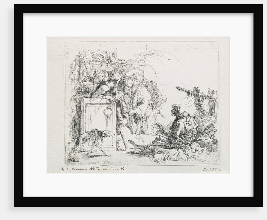 The visit at the death by Giambattista Tiepolo