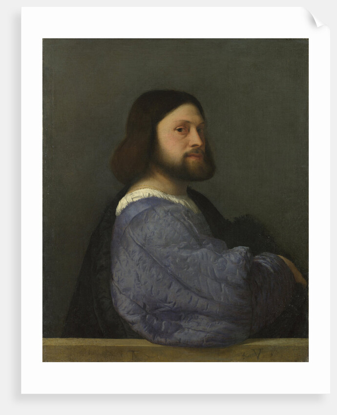 A Man with a Quilted Sleeve (Ludovico Ariosto), c. 1510 by Titian