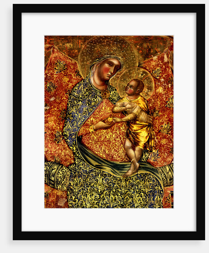 Madonna and Child Enthroned with two Angels by Paolo Veneziano