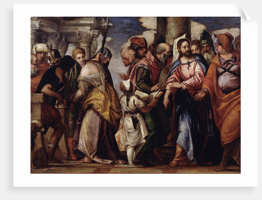 Christ and the Woman Taken in Adultery by Paolo Veronese