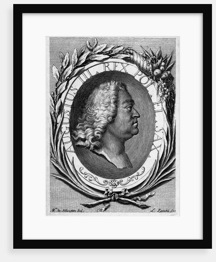 Portrait of Augustus III of Poland by Lorenzo Zucchi