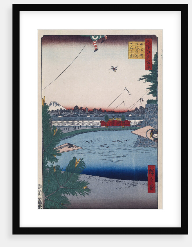 Hibiya and Soto-Sakurada from Yamashita-cho by Utagawa Hiroshige