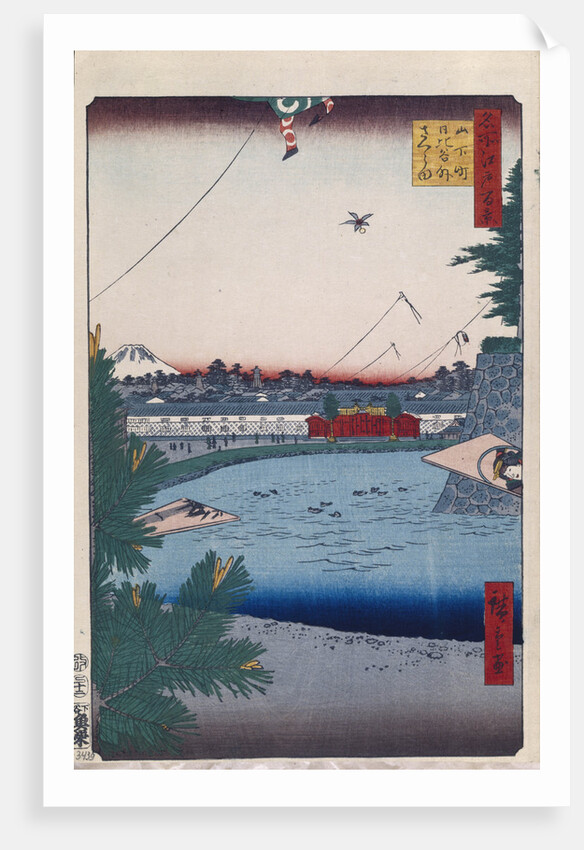 Hibiya and Soto-Sakurada from Yamashita-cho by Utagawa Hiroshige