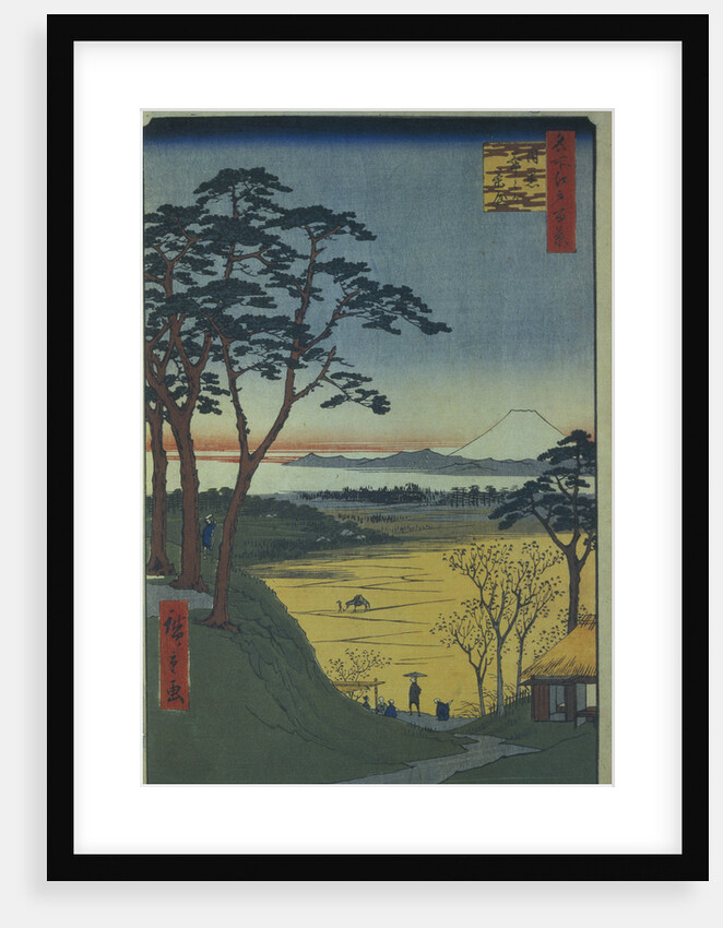 Grandpas Teahouse in Meguro by Utagawa Hiroshige