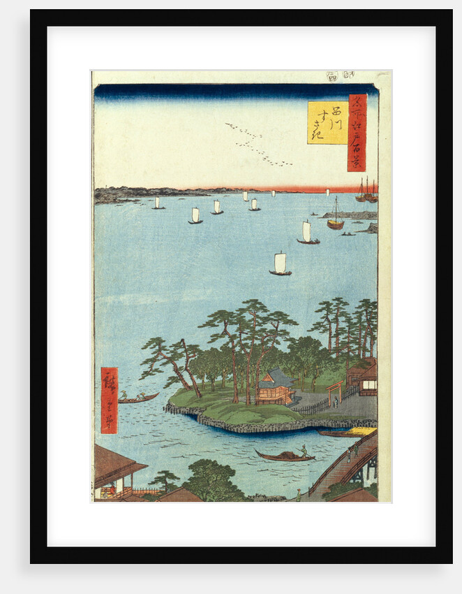 Shinagawa Susaki by Utagawa Hiroshige
