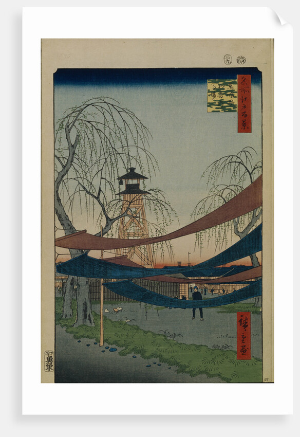 Hatsune Riding Ground in Bakuro-cho by Utagawa Hiroshige