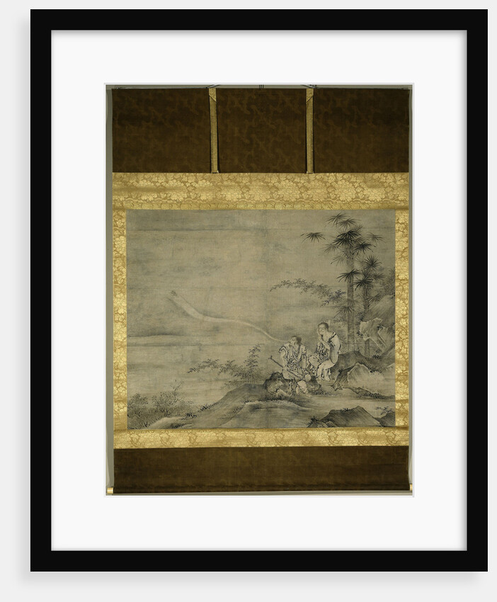 Genii Gama Sennin and Tekkai Sennin, Second half of the16th cen by Kano Motonobu