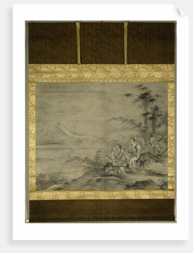 Genii Gama Sennin and Tekkai Sennin, Second half of the16th cen by Kano Motonobu