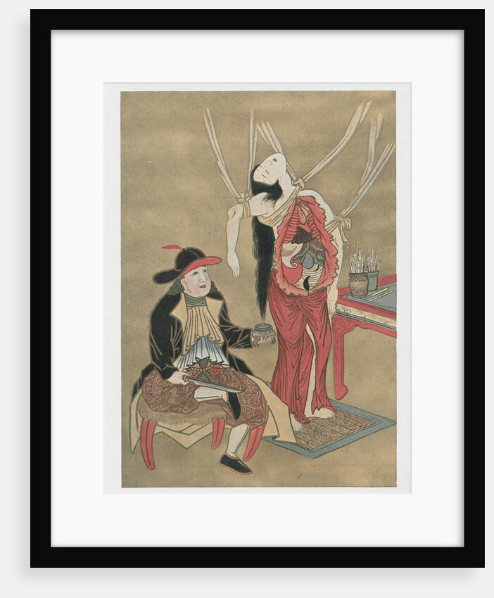 Dutch physician anatomizing a japanese woman, 18th century by Anonymous