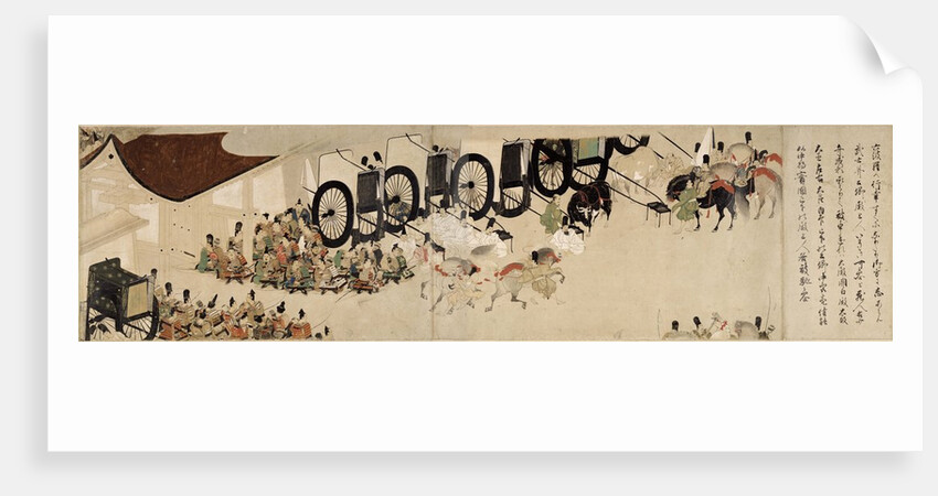 Illustrated Tale of the Heiji Civil War (The Imperial Visit to Rokuhara) 6 scroll, 13th century by Anonymous
