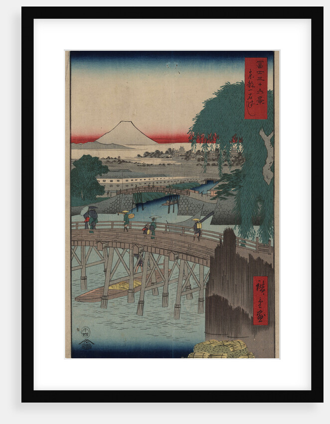 Ichikobu Bridge by Utagawa Hiroshige