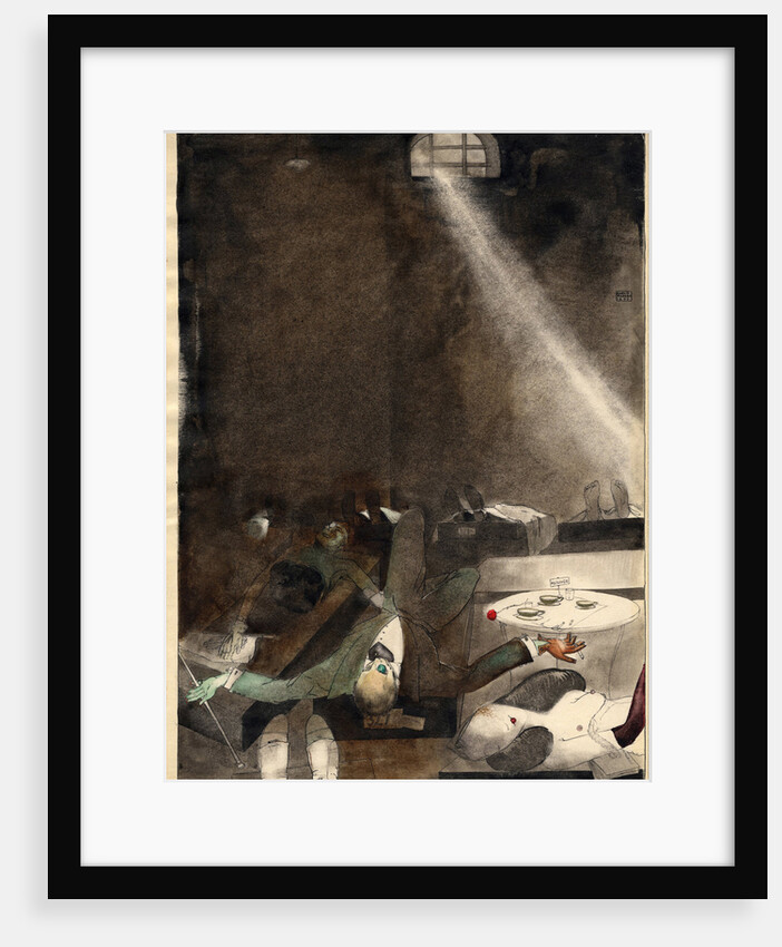 Five O?clock Tea in the Morgue, 1935 by Karlis Padegs