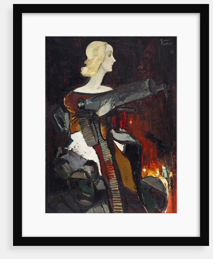 Madonna with a Machine Gun, 1932 by Karlis Padegs