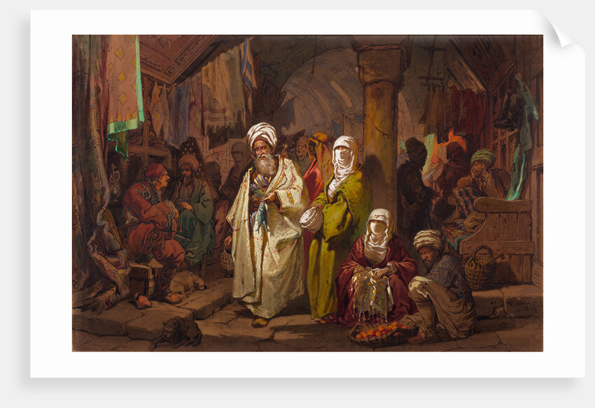 The Grand Bazaar by Amedeo Preziosi