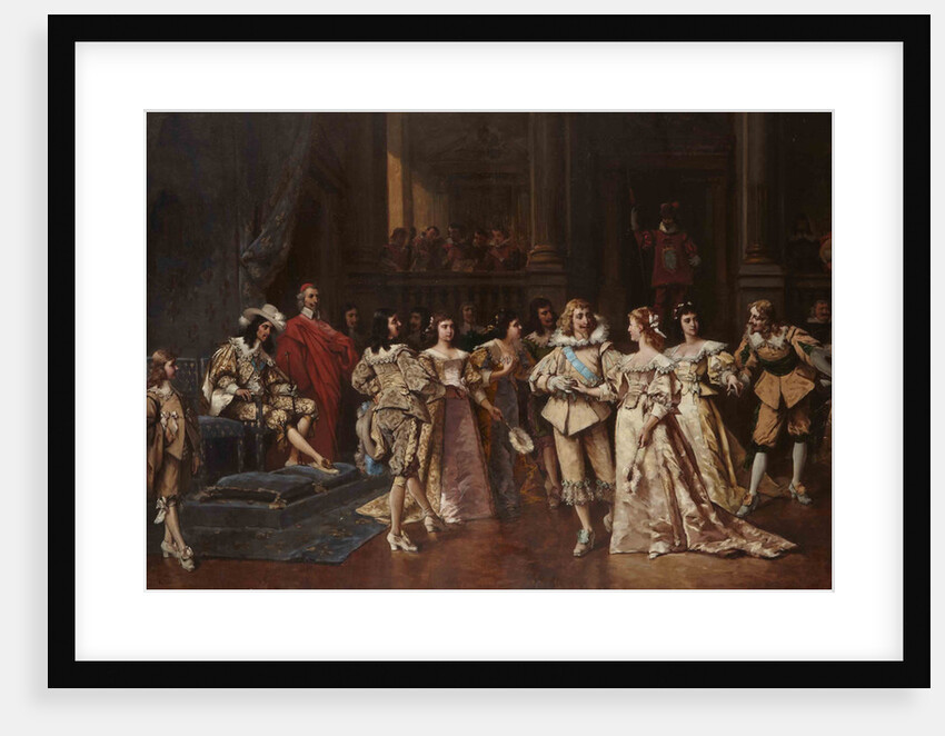 The Ball at the Court of Louis XIII of France by Wladyslaw Bakalowicz