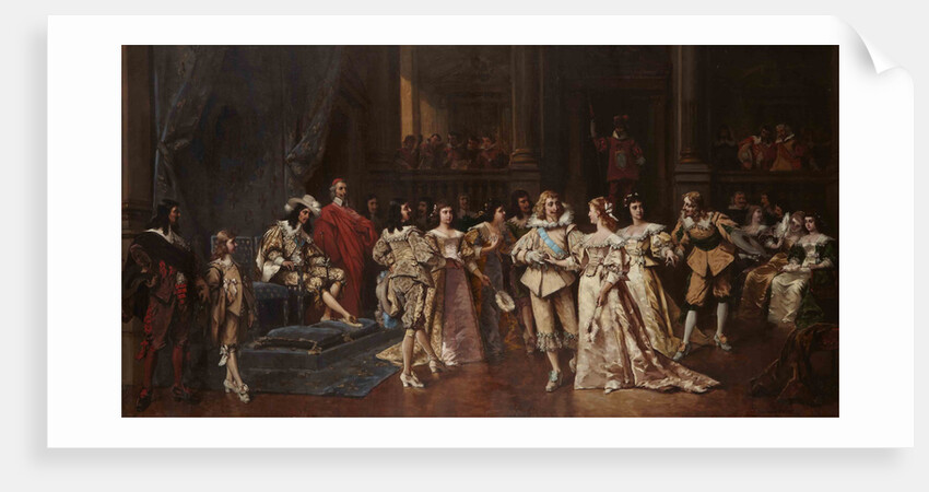 The Ball at the Court of Louis XIII of France by Wladyslaw Bakalowicz