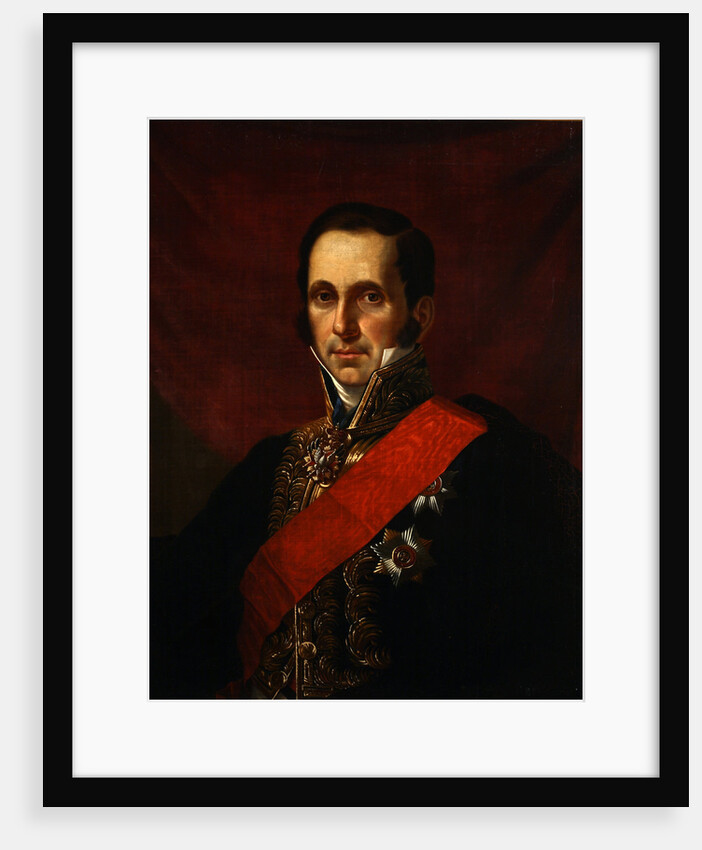 Portrait of Count Sergey Semionovich Uvarov, 1844 by Jan Ksawery Kaniewski