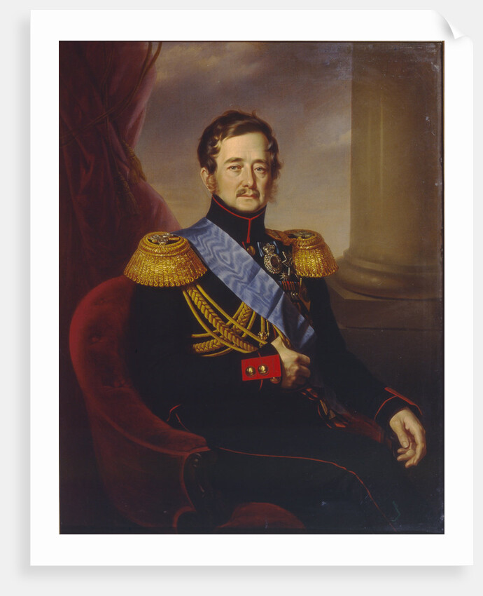 Portrait of Ivan Fyodorovich Paskevich, Count of Erivan, Viceroy of the Kingdom of Poland, 1845 by Jan Ksawery Kaniewski