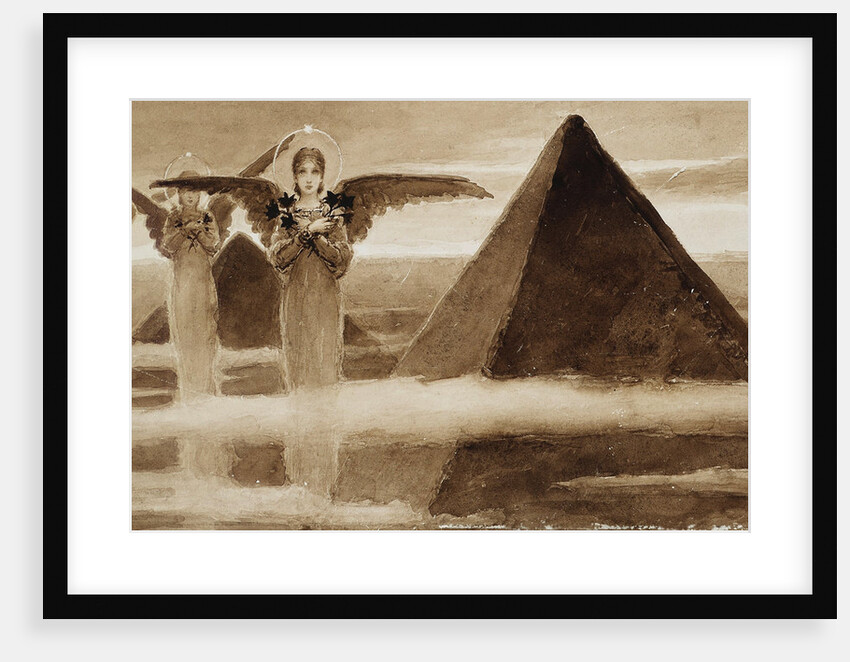 The Angels of the Pyramids by Vasilii Alexandrovich Kotarbinsky
