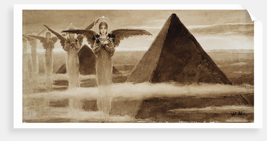 The Angels of the Pyramids by Vasilii Alexandrovich Kotarbinsky
